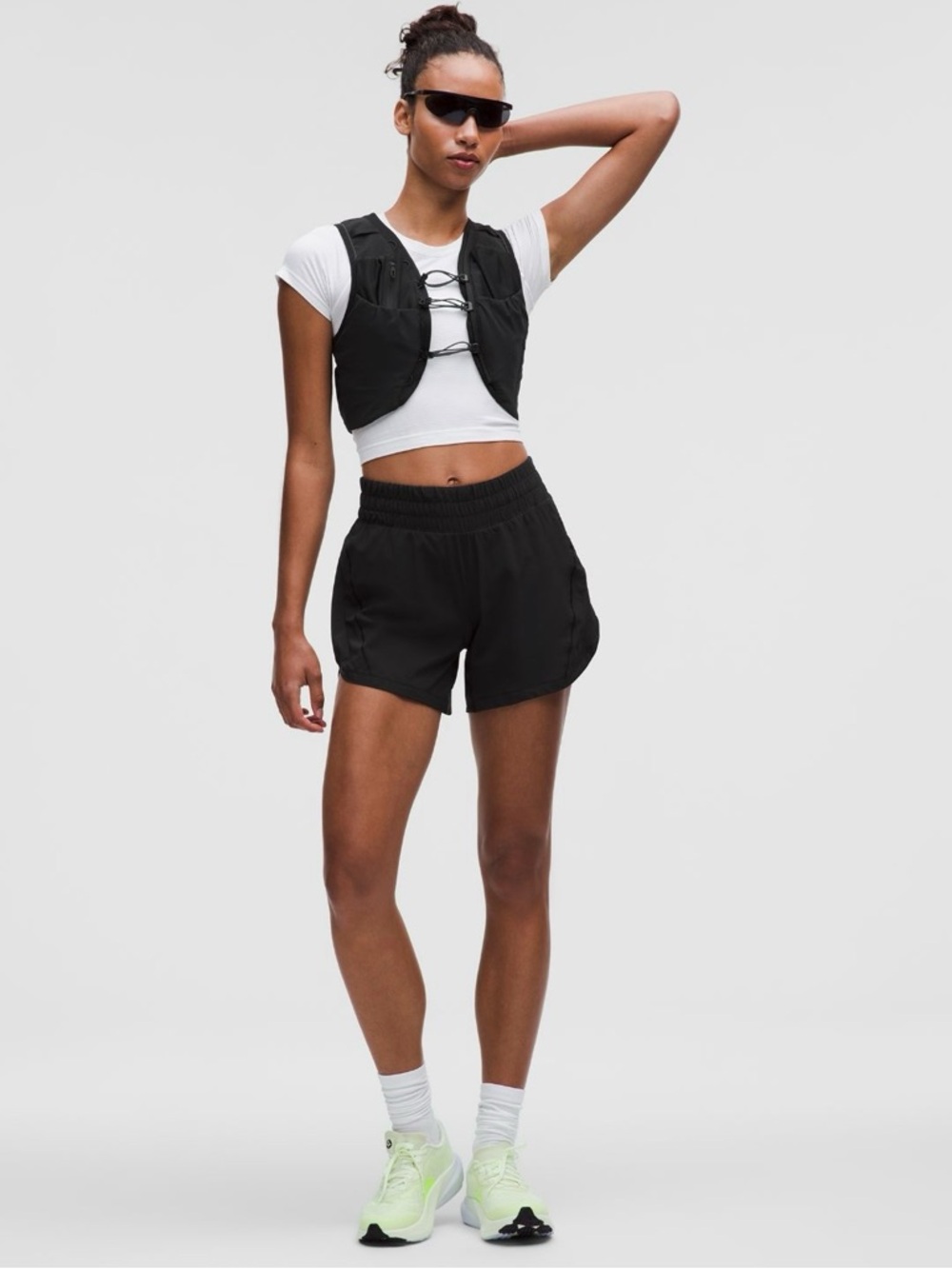 Lululemon Track That High Rise Lined Shorts, 5" , 10